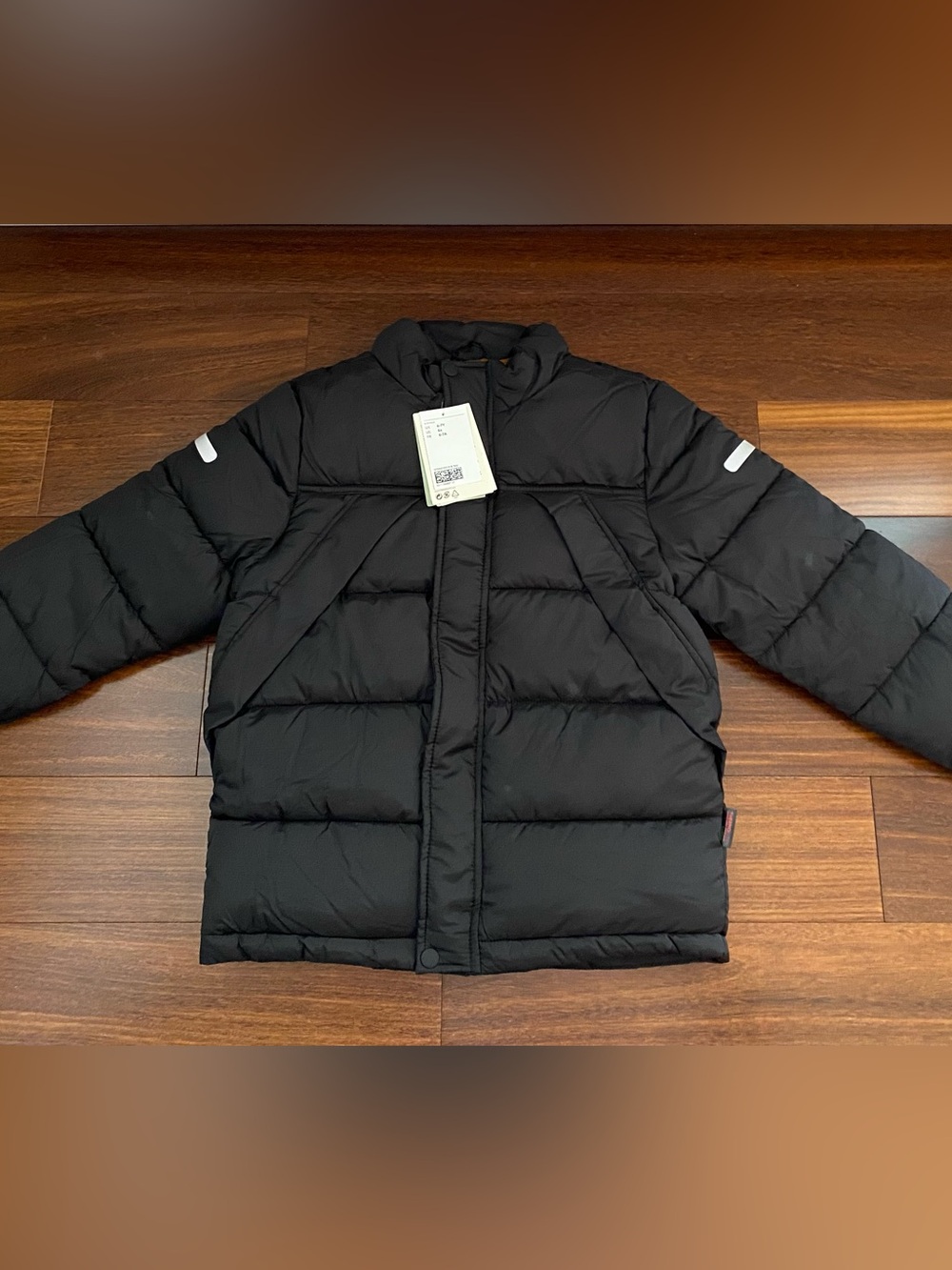 H&M Black Kids Water-Repellent Puffer Jacket